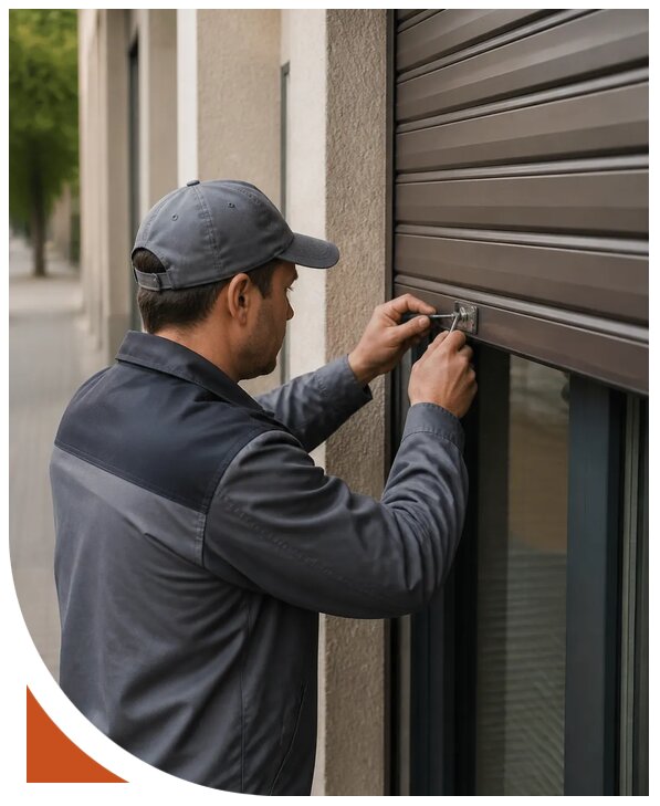 Вскрытие замка рольставней в Устях-Лабинске от 2554 р. | Разлок-Улб